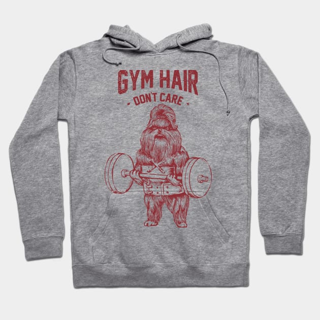 Gym hair don't care shih tzu Hoodie by huebucket